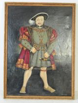 1935 OIL ON CANVAS HENRY VIII PORTRAIT