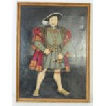 1935 OIL ON CANVAS HENRY VIII PORTRAIT