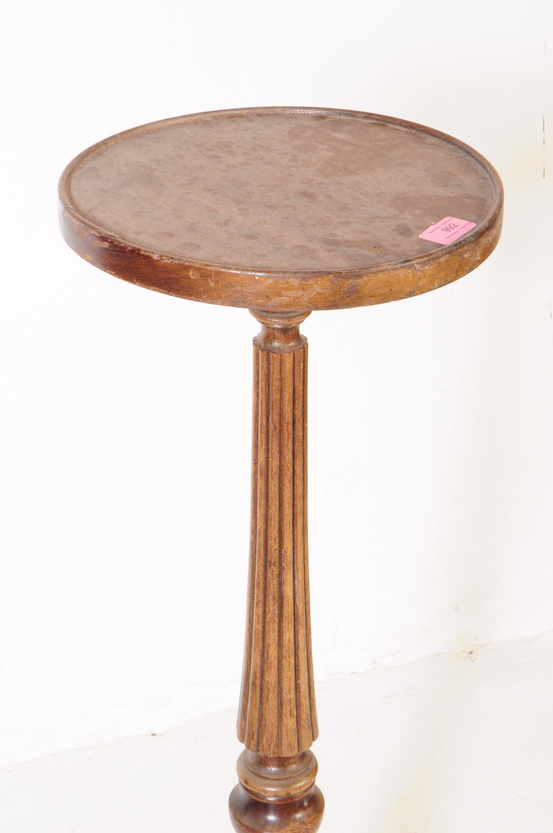 19TH CENTURY VICTORIAN MAHOGANY TORCHERE PLANT STAND - Image 3 of 4