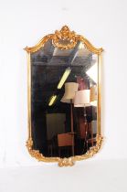 CONTEMPORARY 18TH CENTURY FRENCH STYLE GILT WALL MIRROR