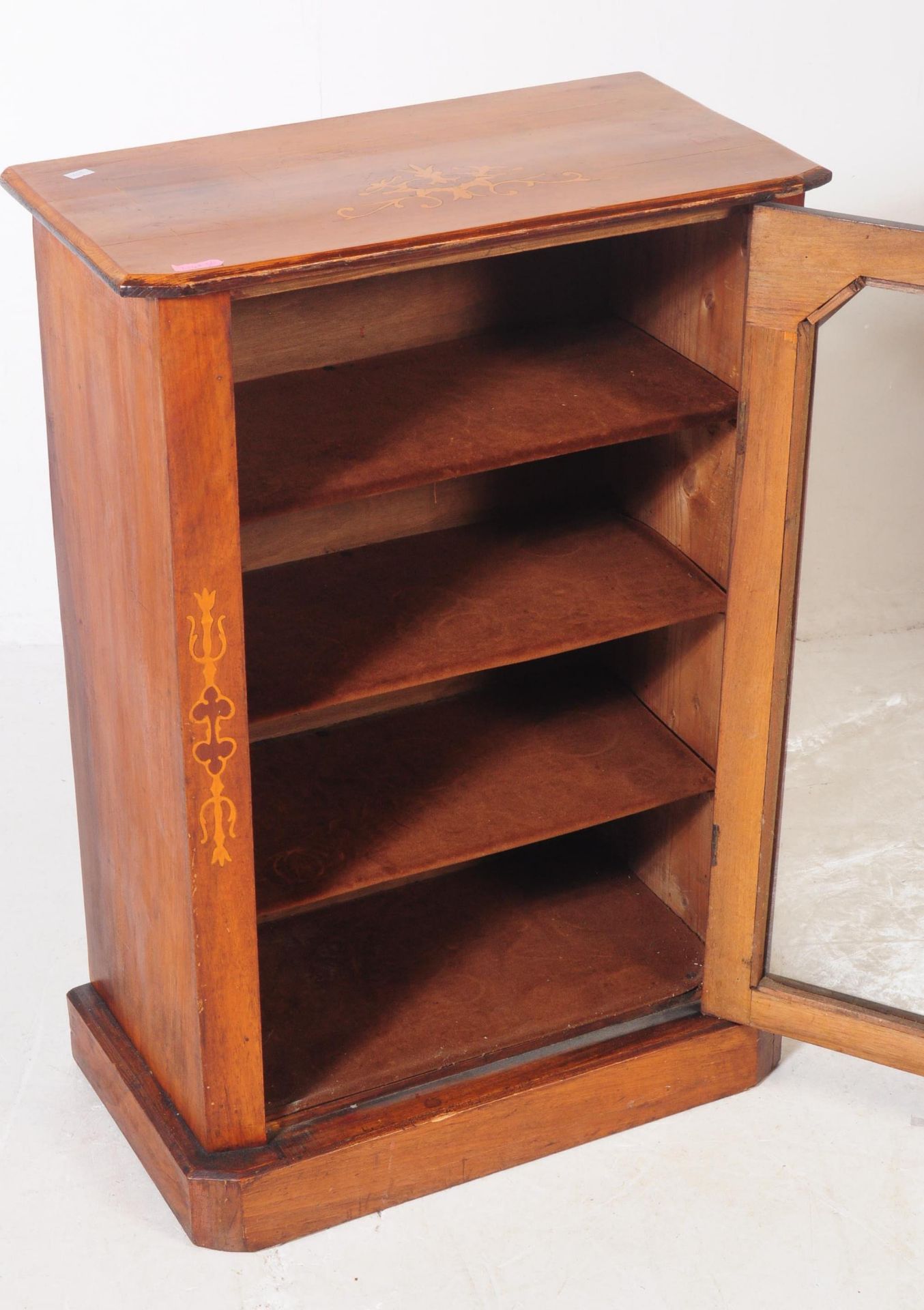 TWO EARLY 20TH CENTURY INLAID MARQUETRY MUSIC CABINETS - Image 2 of 12