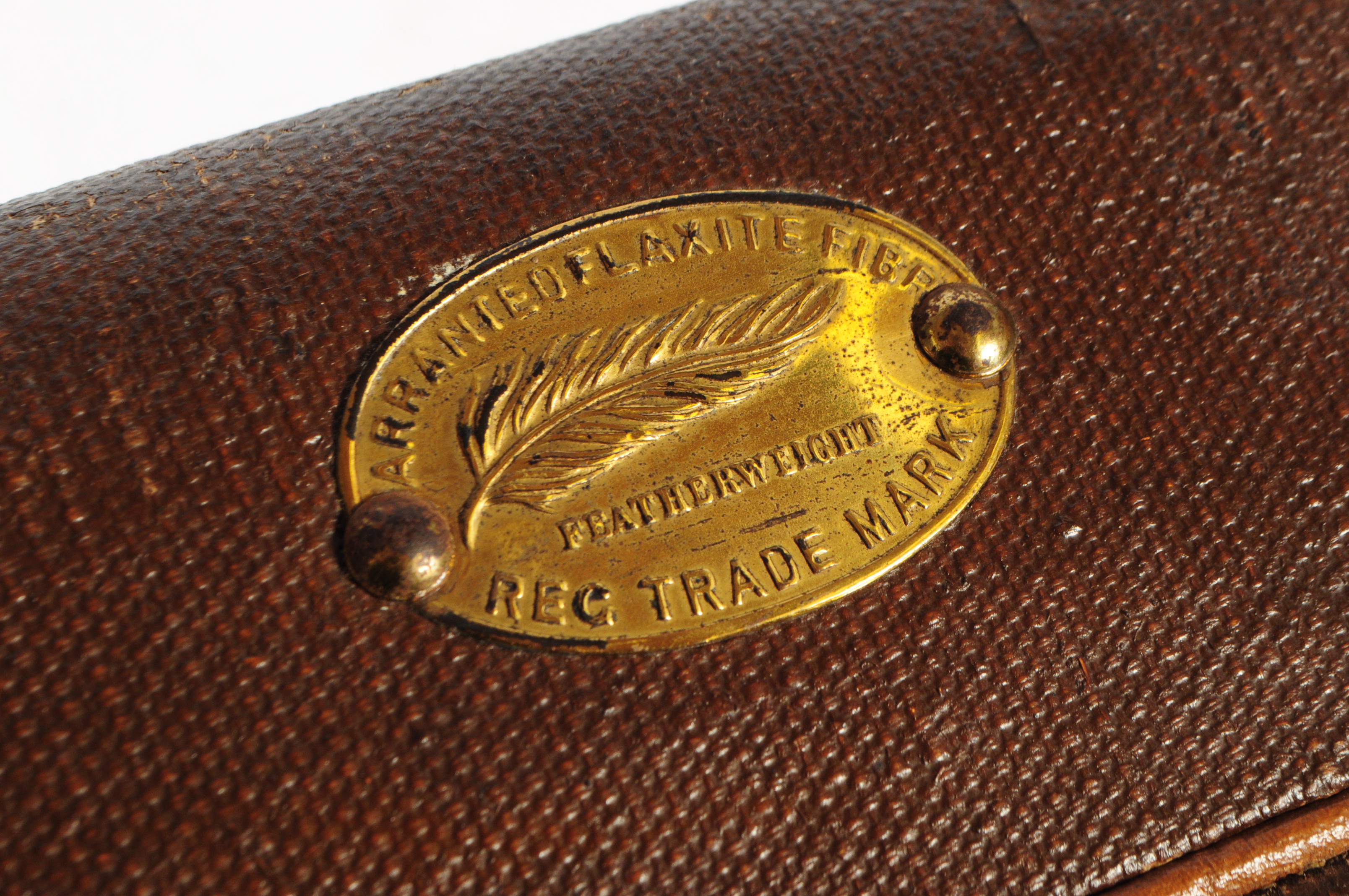 20TH CENTURY FEATHERWEIGHT STEAMER TRUNK WITH LABELS - Image 7 of 7