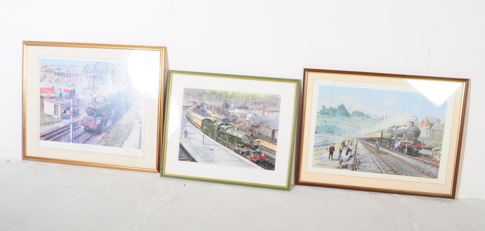 RAILWAY INTEREST - COLLECTION OF SIGNED PRINTS