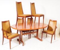 G-PLAN - MID CENTURY TEAK DINING TABLE & SIX CHAIRS