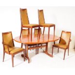 G-PLAN - MID CENTURY TEAK DINING TABLE & SIX CHAIRS