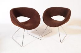 BOSS DESIGN - PAIR OF CONTEMPORARY TUB CHAIRS