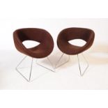 BOSS DESIGN - PAIR OF CONTEMPORARY TUB CHAIRS