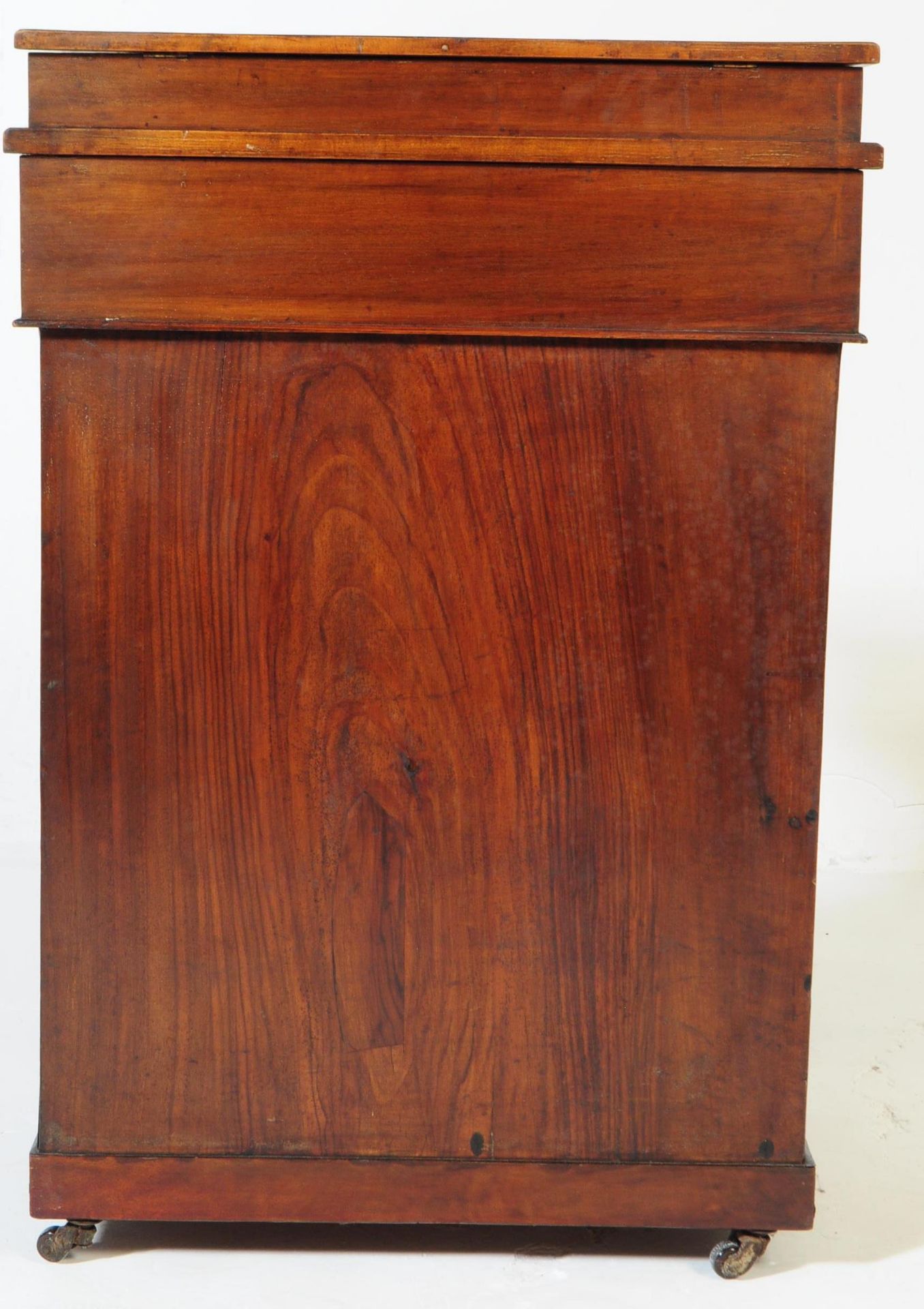 EDWARDIAN MAHOGANY DAVENPORT WRITING DESK - Image 6 of 7