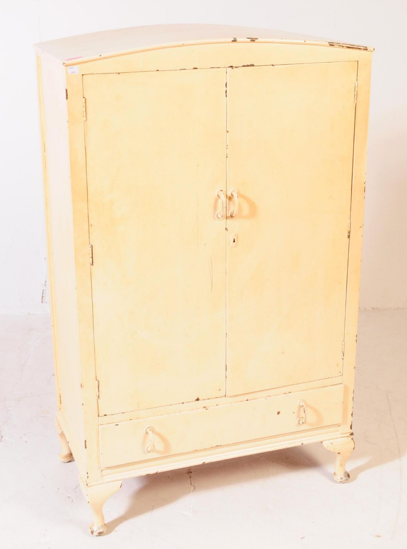 VINTAGE 20TH CENTURY PAINTED KITCHEN STORE CUPBOARD