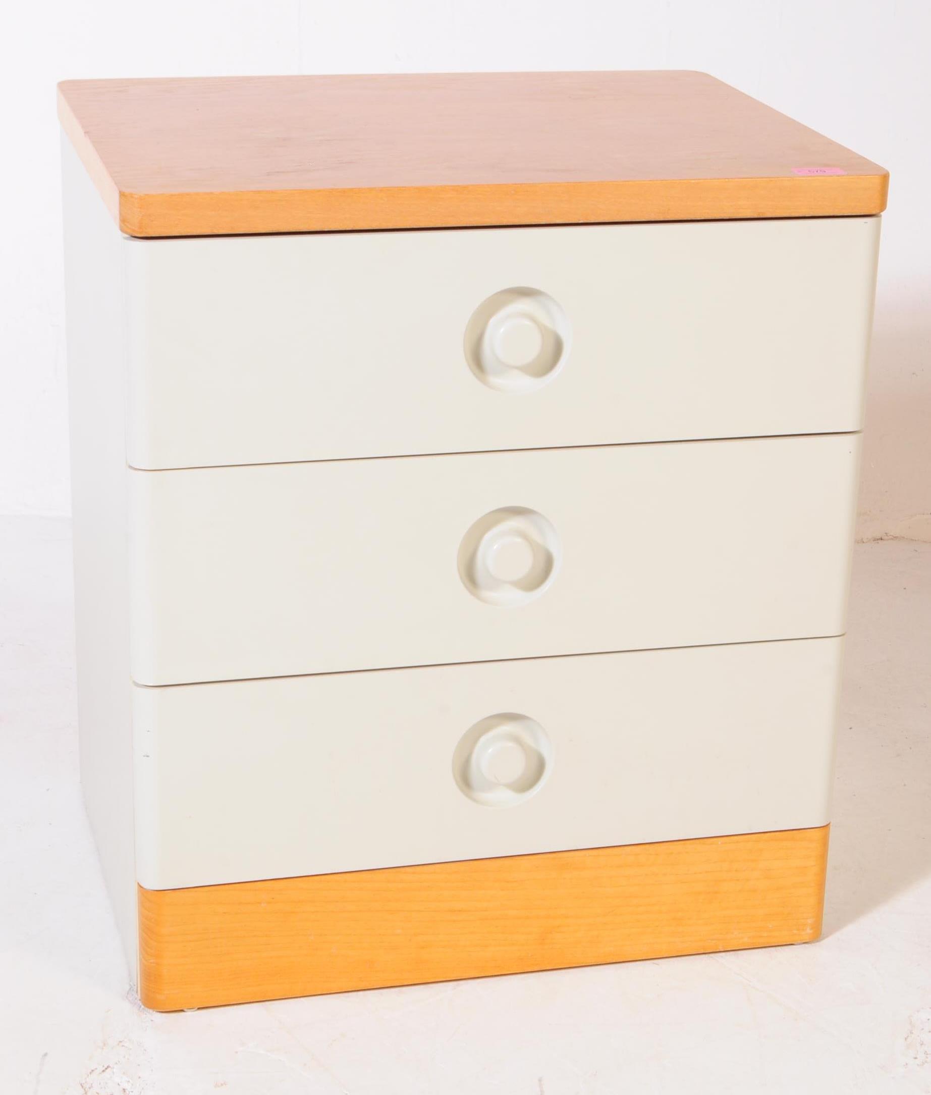 STAG FURNITURE - LATE 20TH CENTURY LOW CHEST OF DRAWERS