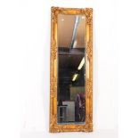 LARGE CONTEMPORARY FRENCH LOUIS XVI STYLE GILT MIRROR