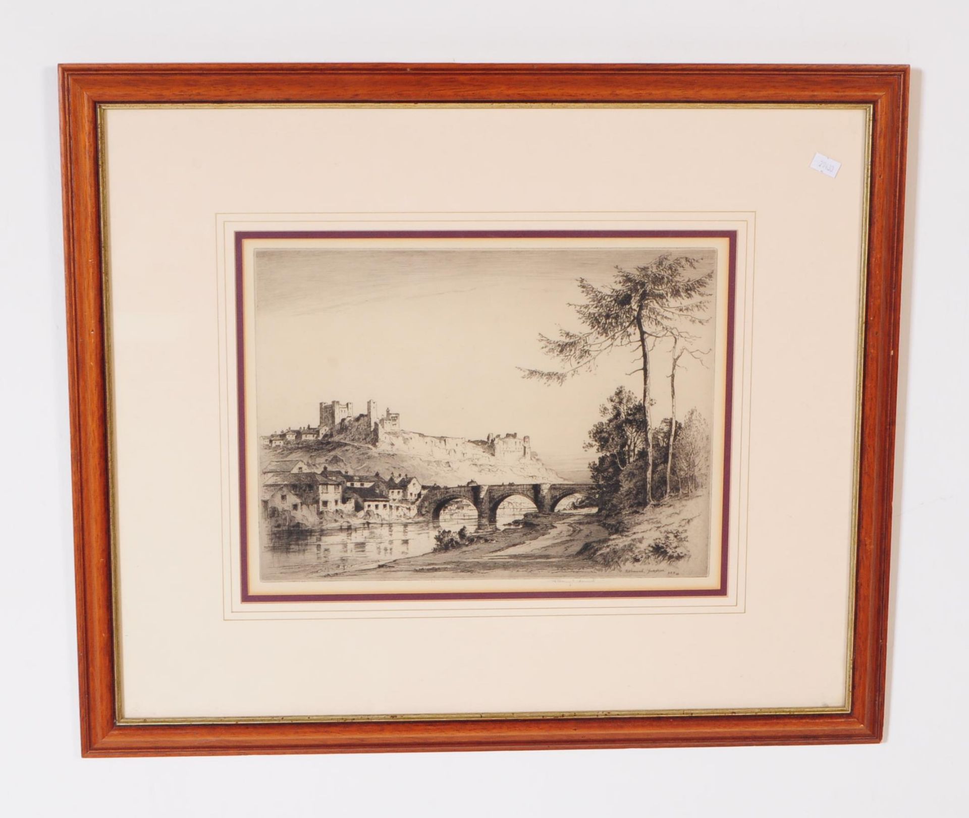 A. E. HOWARTH - ORIGINAL VINTAGE 20TH CENTURY ETCHING