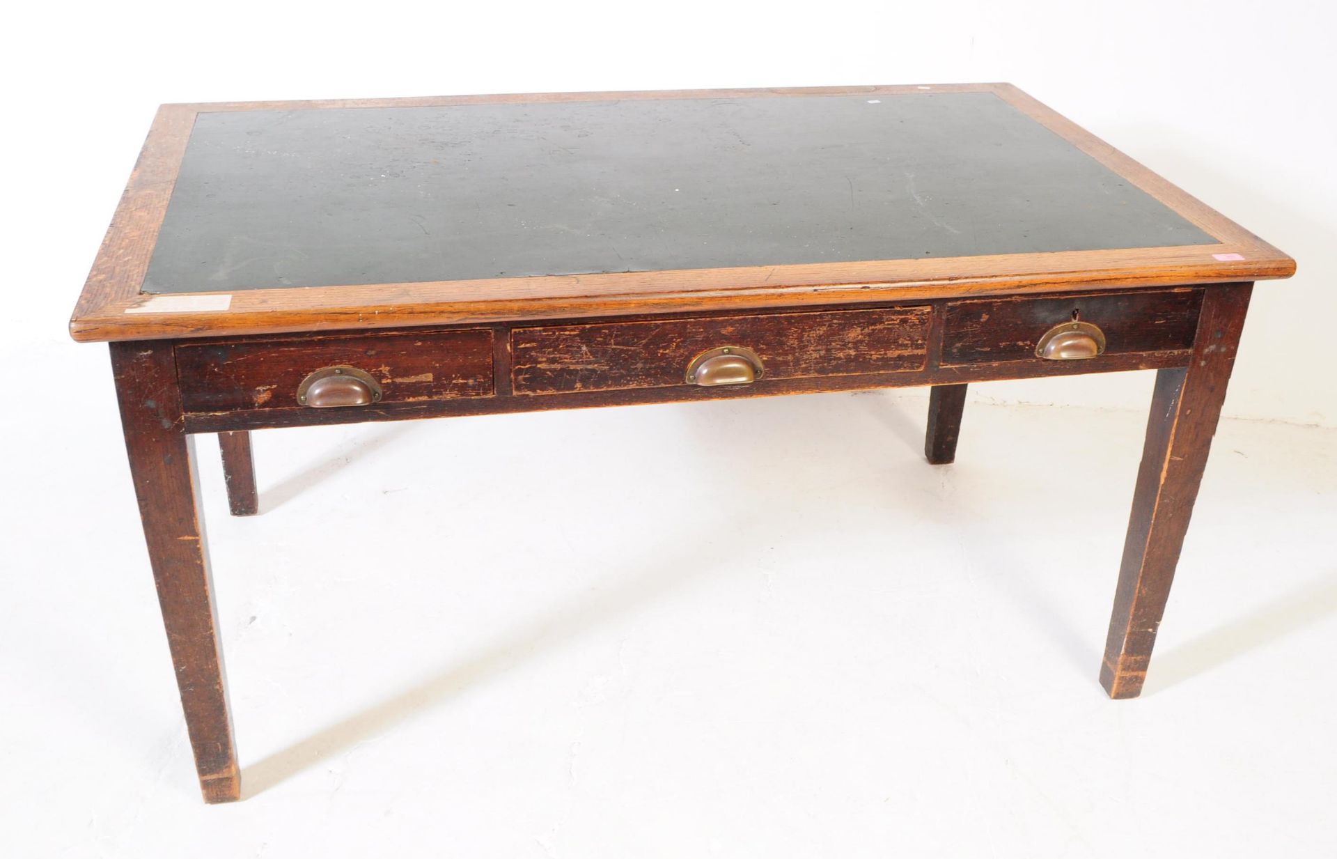 EARLY 20TH CENTURY GEORGE V MASTERY WRITING TABLE DESK - Image 4 of 5