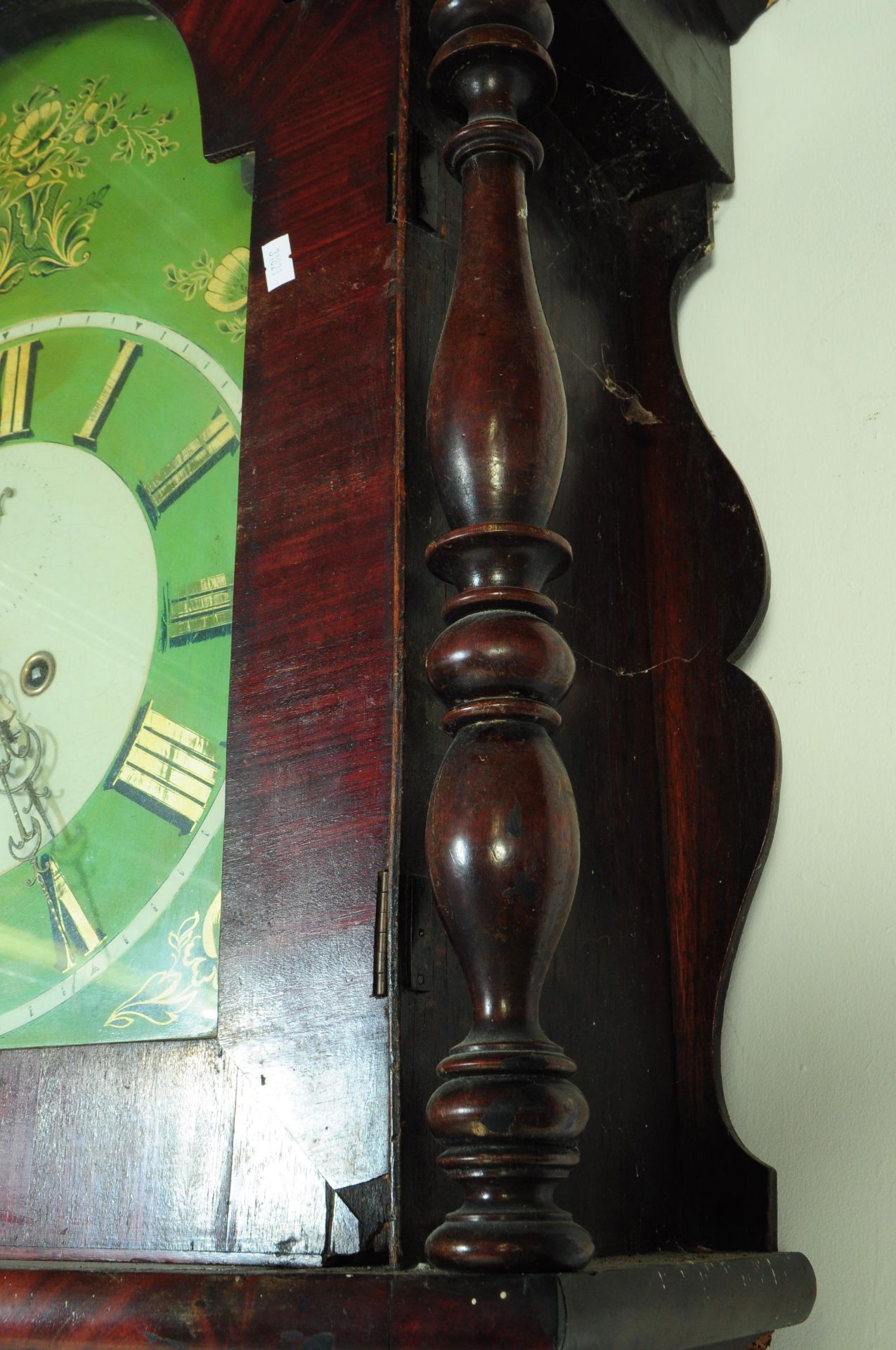 VICTORIAN MAHOGANY LONGCASE GRANDFATHER CLOCK - Image 8 of 8