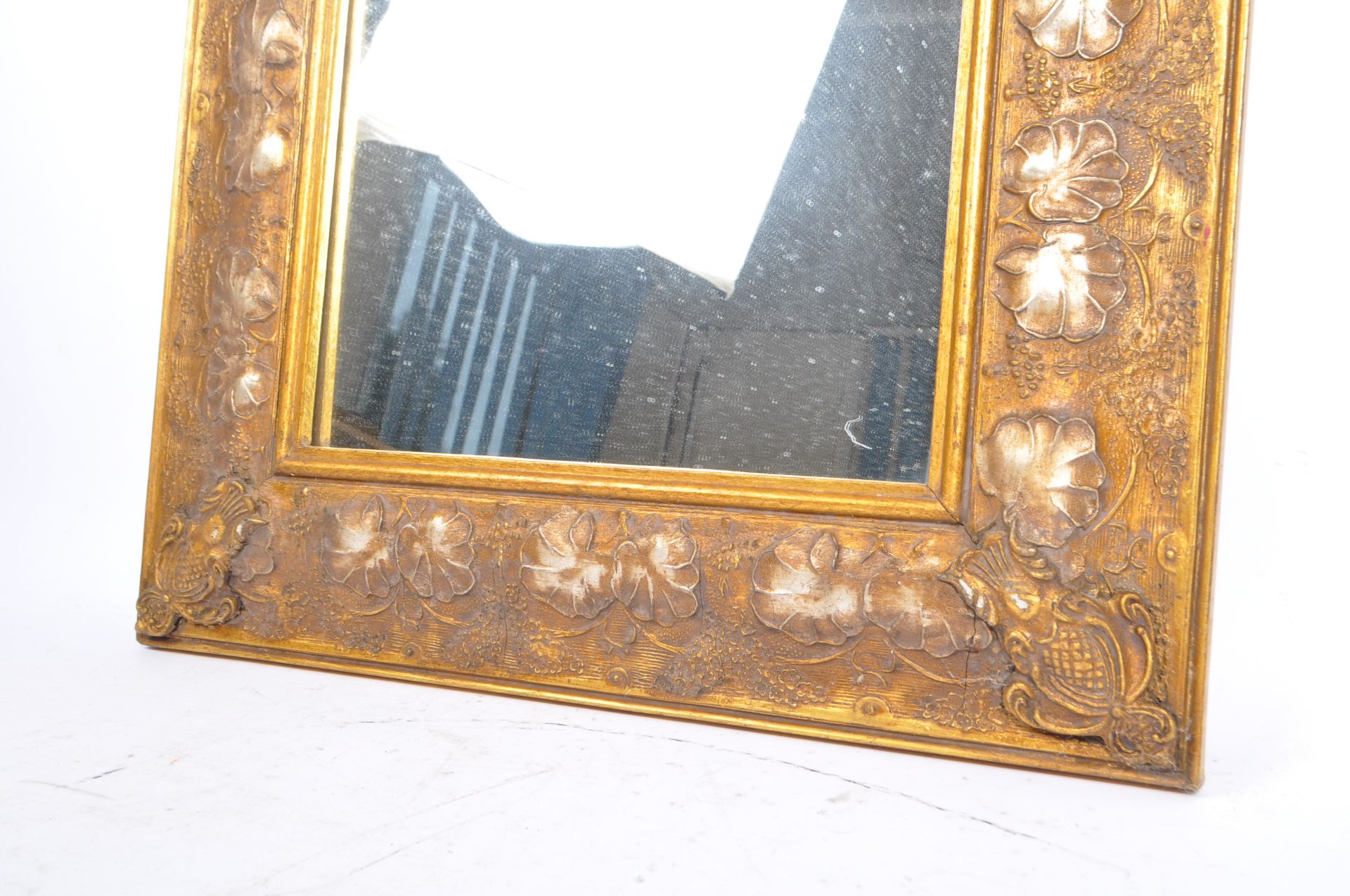 20TH CENTURY GILT RELIEF FRAME MIRROR - Image 4 of 8