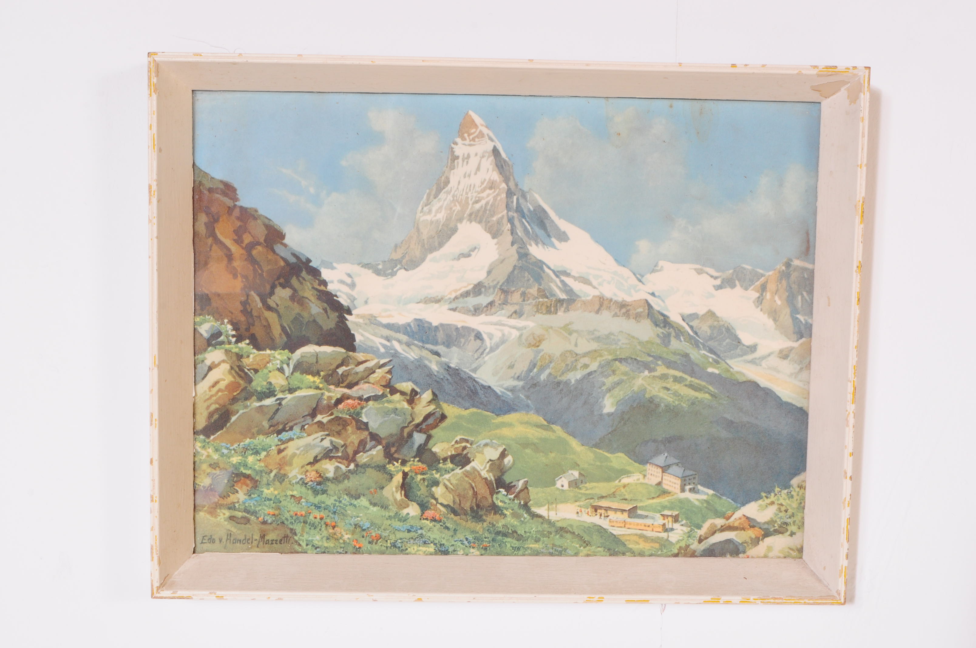 HANDEL MAZZETTI - TWO VINTAGE 20TH CENTURY ALPINE PRINTS - Image 2 of 6