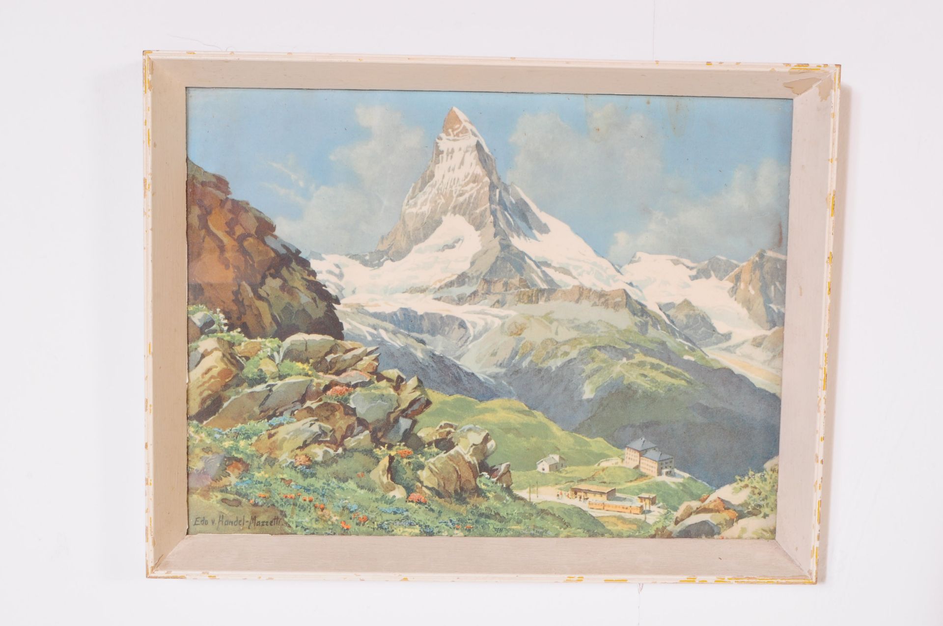 HANDEL MAZZETTI - TWO VINTAGE 20TH CENTURY ALPINE PRINTS - Bild 2 aus 6