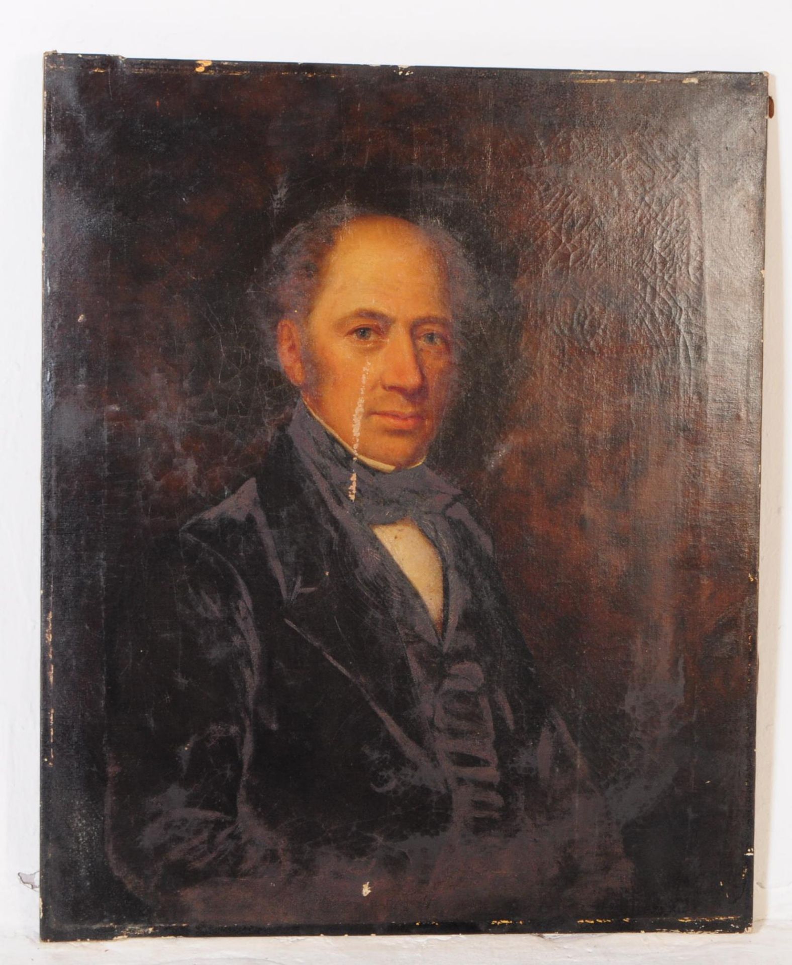 19TH CENTURY VICTORIAN OIL ON CANVAS PORTRAIT