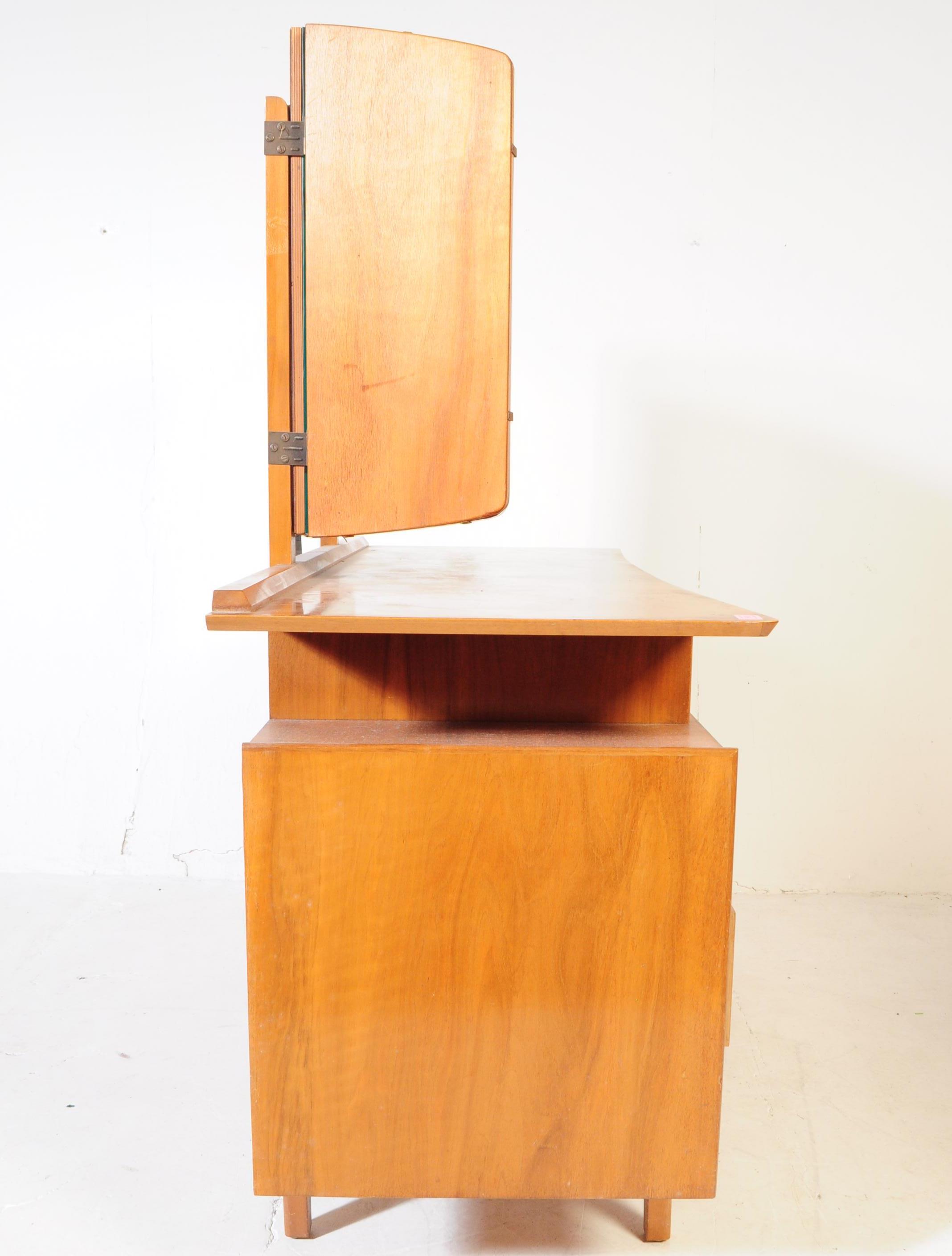 BRITISH MODERN DESIGN - MID CENTURY TEAK DRESSING TABLE - Image 3 of 4