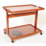 DANISH MODERN DESIGN - MID CENTURY TEAK TRION DRINKS TROLLEY