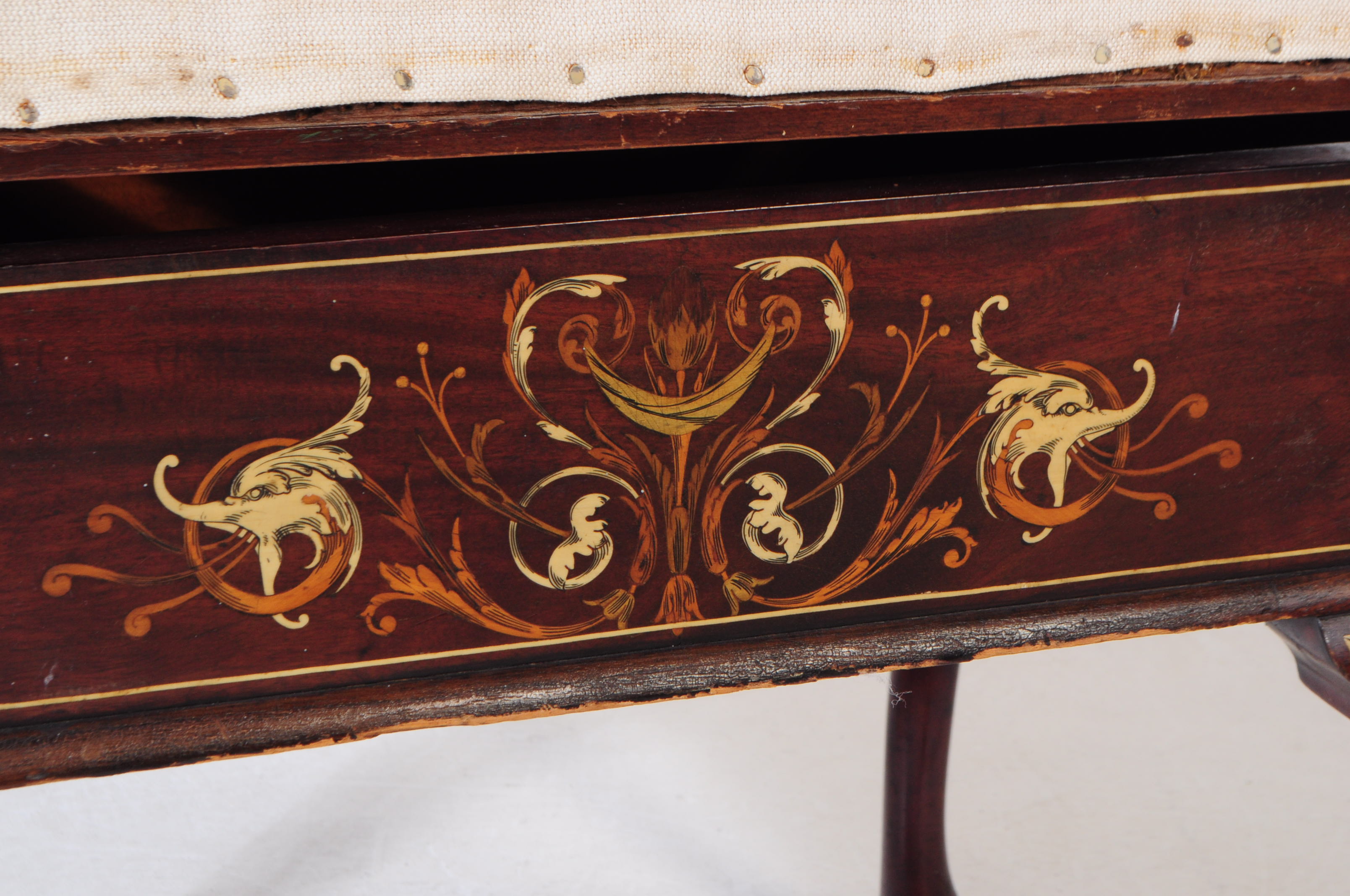 EDWARDIAN CENTURY MAHOGANY PIANO STOOL - Image 2 of 10