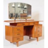 BRITISH MODERN DESIGN - MID CENTURY TEAK DRESSING TABLE