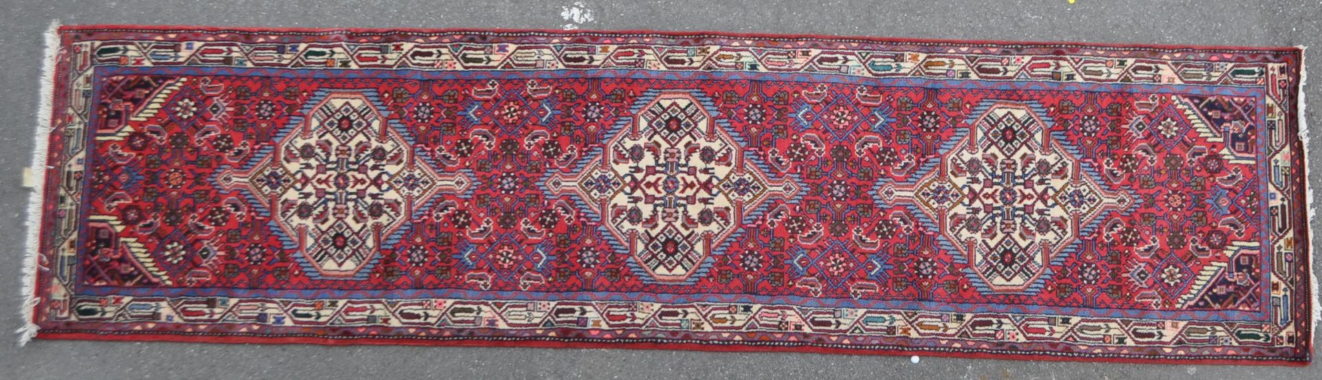 VINTAGE 20TH CENTURY PERSIAN ISLAMIC RUNNER RUG