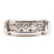 WHITE GOLD & DIAMOND FIVE STONE RING