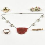 COLLECTION OF COSTUME JEWELLERY
