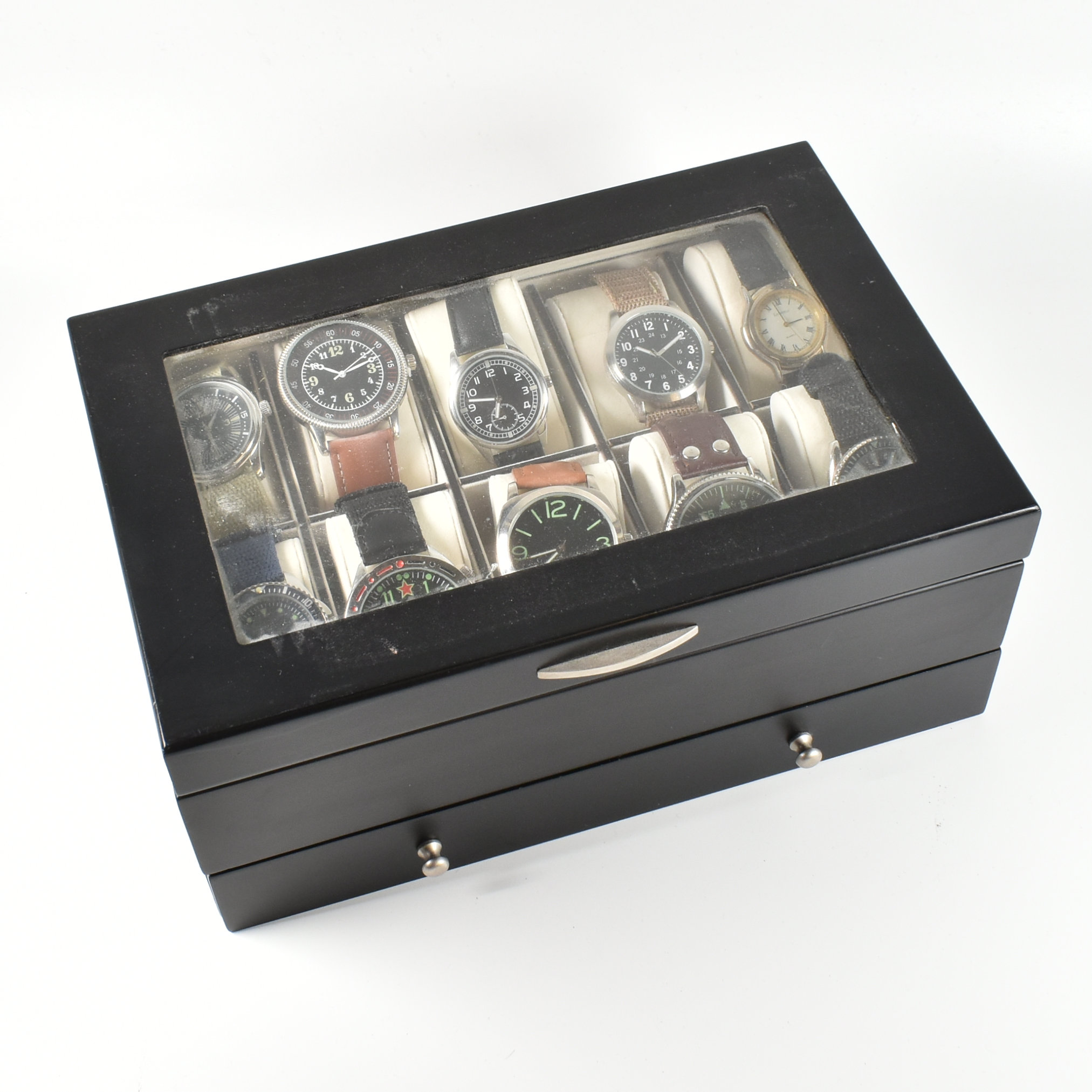 COLLECTION OF VINTAGE & LATER WRIST WATCHES & BOX - Image 7 of 7