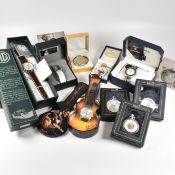 COLLECTION OF BOXED WATCHES & POCKET WATCHES