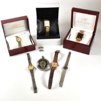 COLLECTION OF WRITWATCHES SEIKO GUCCI ROTARY KLAUS KOBEC