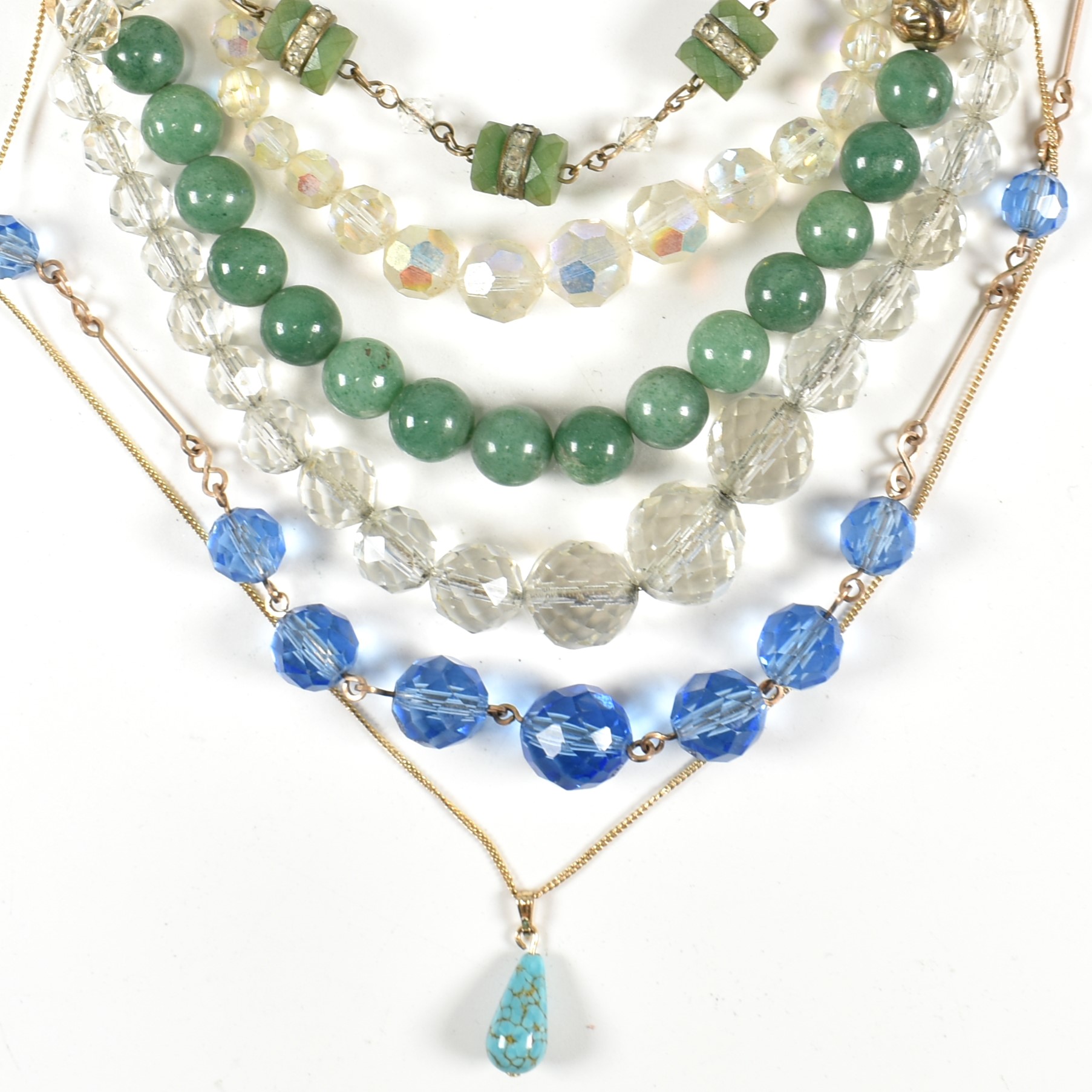 COLLECTION OF COSTUME JEWELLERY INCLUDING BEADED NECKLACES & SARAH COVENTRY - Image 2 of 5