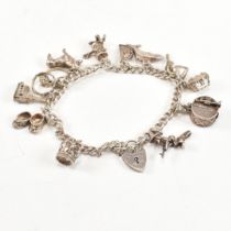 HALLMARKED SILVER CHARM BRACELET