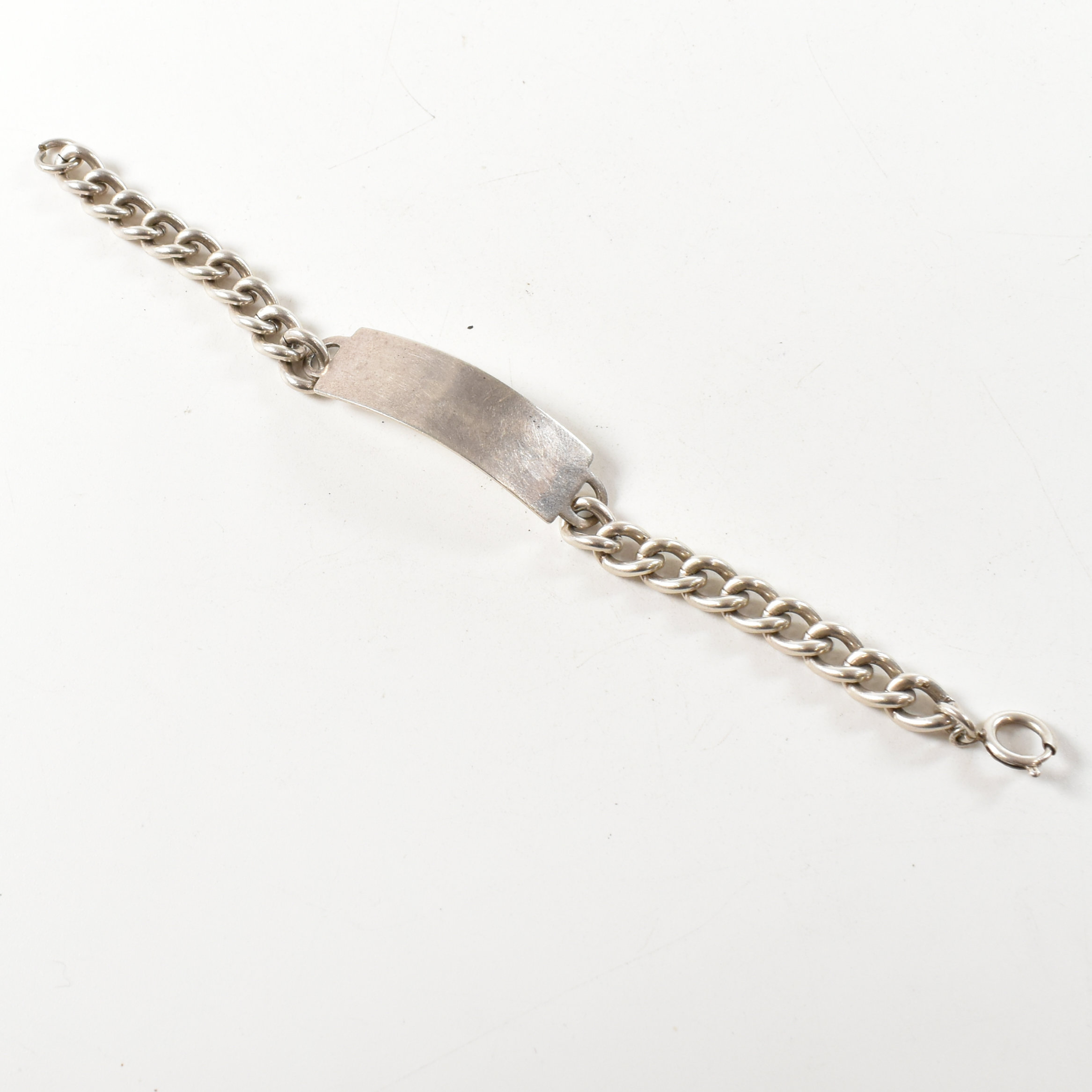 HALLMARKED SILVER IDENTITY PLATE BRACELET - Image 4 of 5