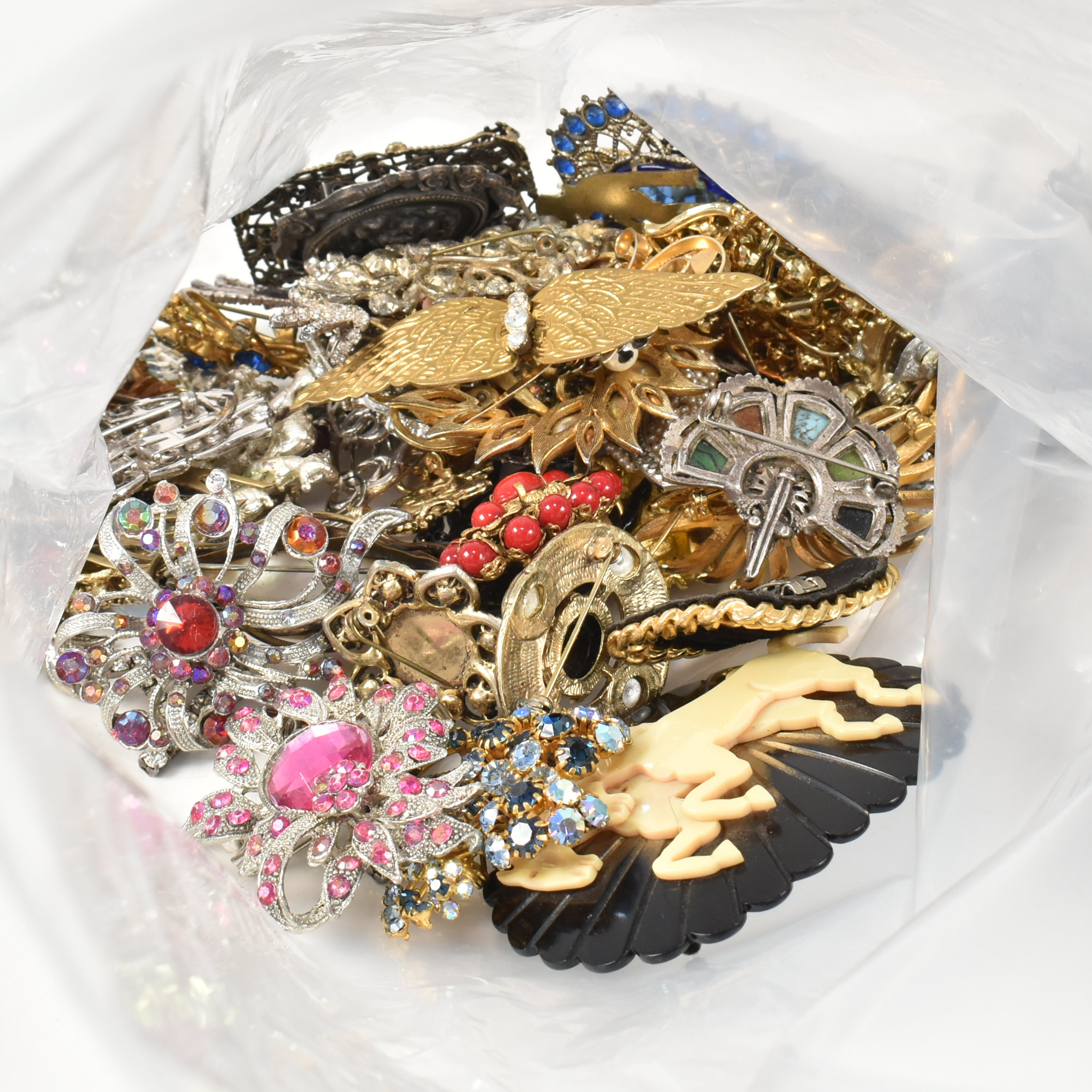 COLLECTION OF VINTAGE & LATER COSTUME JEWELLERY - Bild 5 aus 12