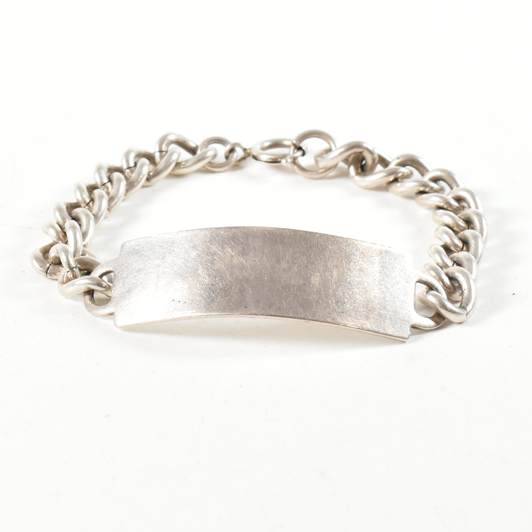 HALLMARKED SILVER IDENTITY PLATE BRACELET - Image 2 of 5