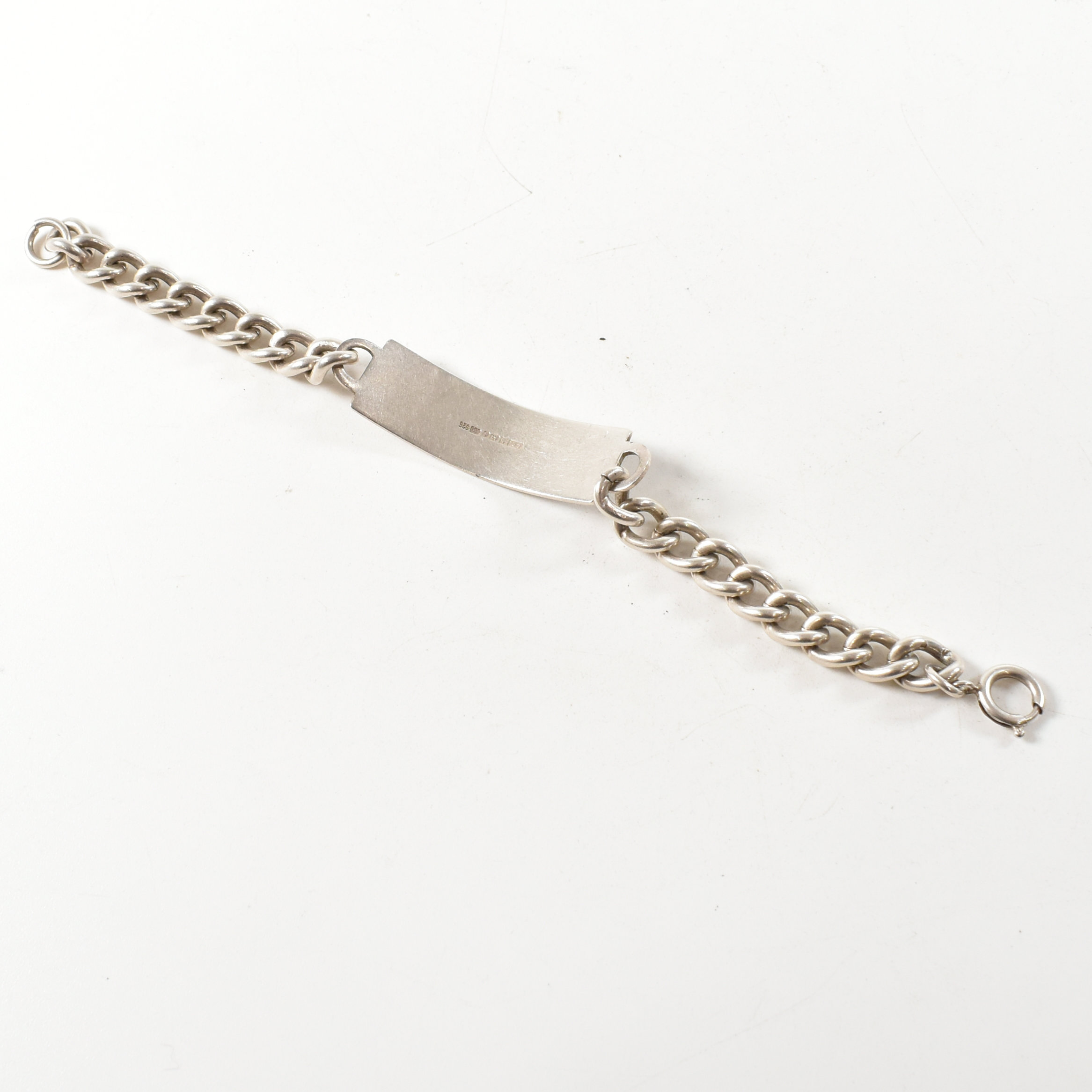 HALLMARKED SILVER IDENTITY PLATE BRACELET - Image 5 of 5