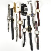 COLLECTION OF WRIST WATCHES INCLUDING ROTARY