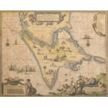 MAGELLANICA - 17th CENTURY ENGRAVED MAP OF MAGELLAN STRAIT