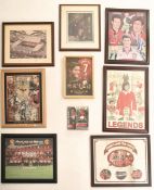 COLLECTION OF VINTAGE MANCHESTER UNITED MEMORABILIA