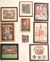 COLLECTION OF VINTAGE MANCHESTER UNITED MEMORABILIA