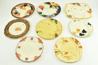 MYOTT, SON & CO. COLLECTION OF EIGHT ART DECO CABINET PLATES