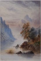 E. L. HERRING - 19TH CENTURY WATERCOLOUR ON PAPER PAINTING