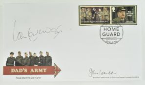 DAD'S ARMY (BBC SITCOM) CAST SIGNED FIRST DAY COVER FDC