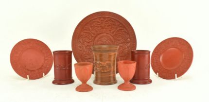 SCHILLER & GERBING / FETSCHEN - COLLECTION OF TERRACOTTA WARE