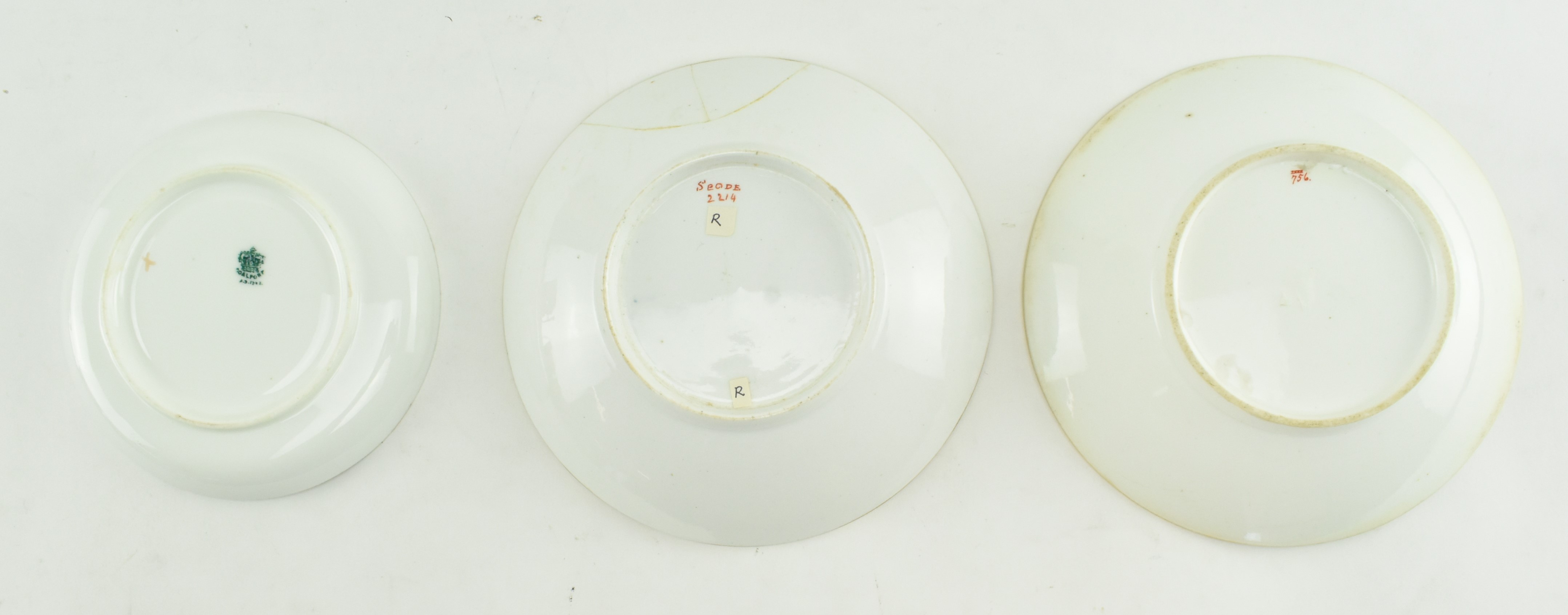 COLLECTION OF FIVE REGENCY & LATER TEACUPS AND THREE SAUCERS - Image 7 of 8