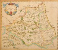 ROBERT MORDEN - LATE 17TH CENTURY MAP OF DURHAM
