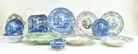 COLLECTION OF 19TH CENTURY IRONSTONE CHINA INCL. SPODE