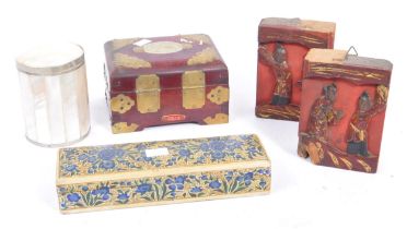 COLLECTION OF 20TH CENTURY CHINESE DECORATIVE BOXES